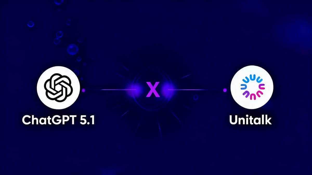 ChatGPT 5.1 est disponible sur Unitalk : tout ce qu'il faut savoir