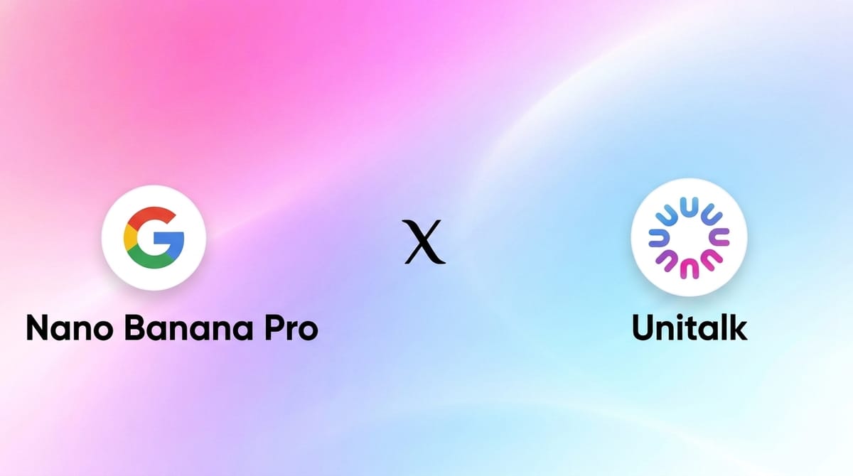 Nano Banana Pro est sur Unitalk : générez et éditez des images