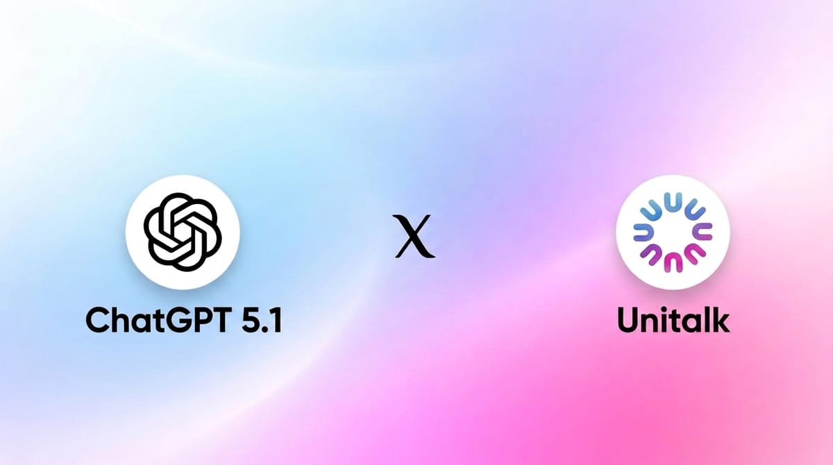 ChatGPT 5.1 est disponible sur Unitalk : tout ce qu'il faut savoir