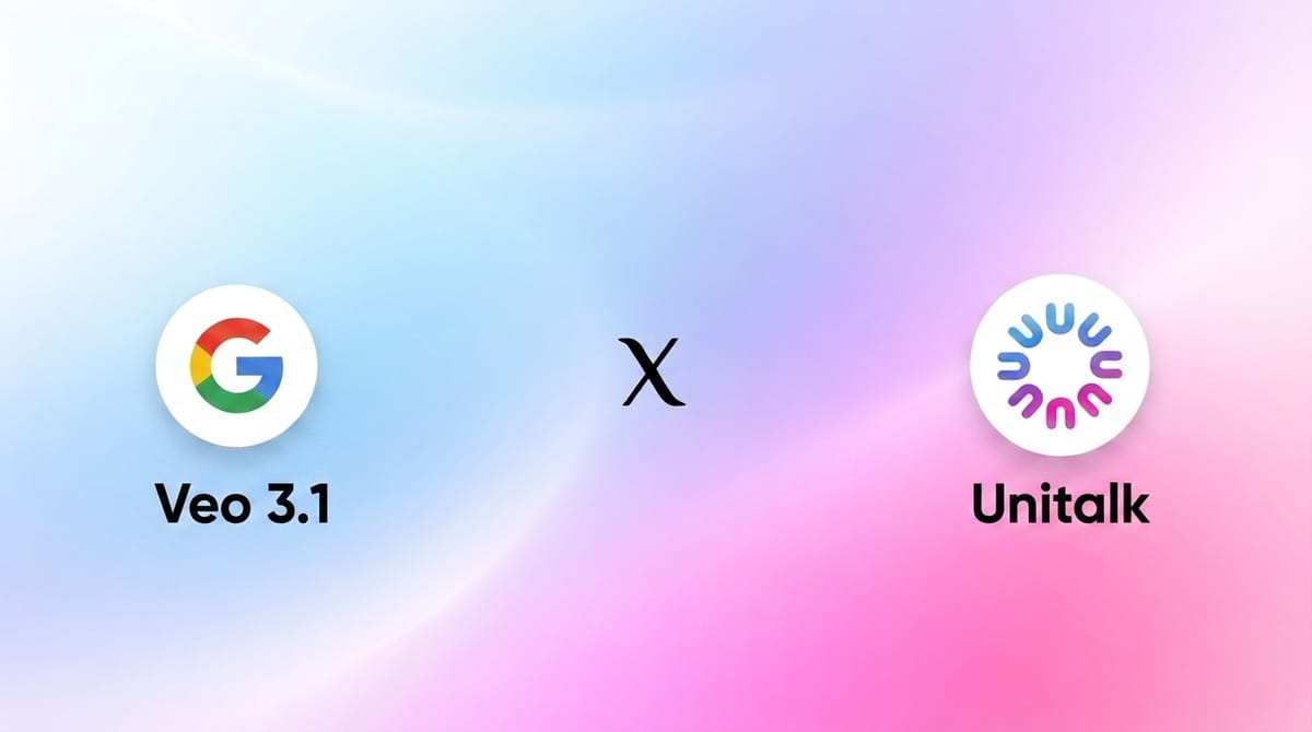 Unitalk intègre Google Veo 3.1 : la création vidéo IA passe à la vitesse supérieure